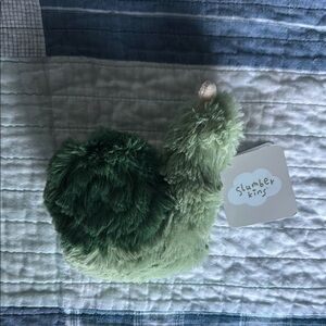 Slumberkins Mini Green Snail Stuffed Animal